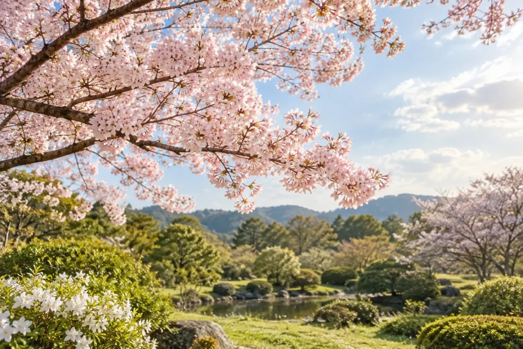 春の桜の風景